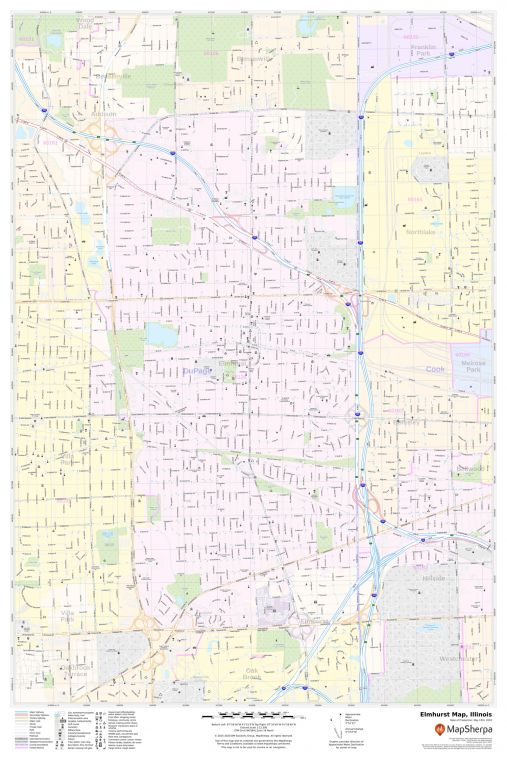 Elmhurst Map
