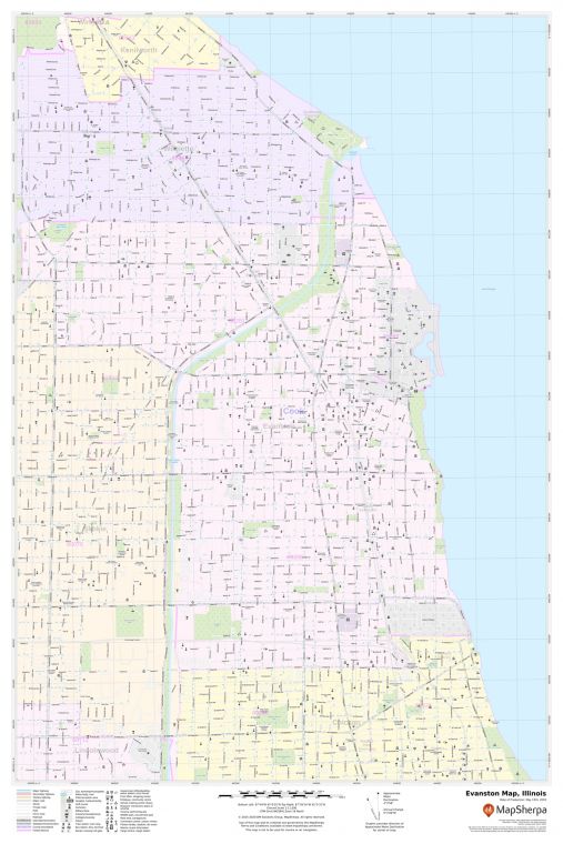Evanston Map