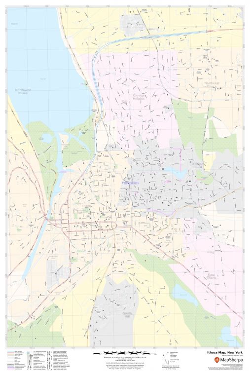 Ithaca Map
