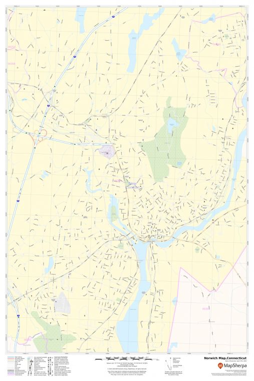 Norwich, CT Map