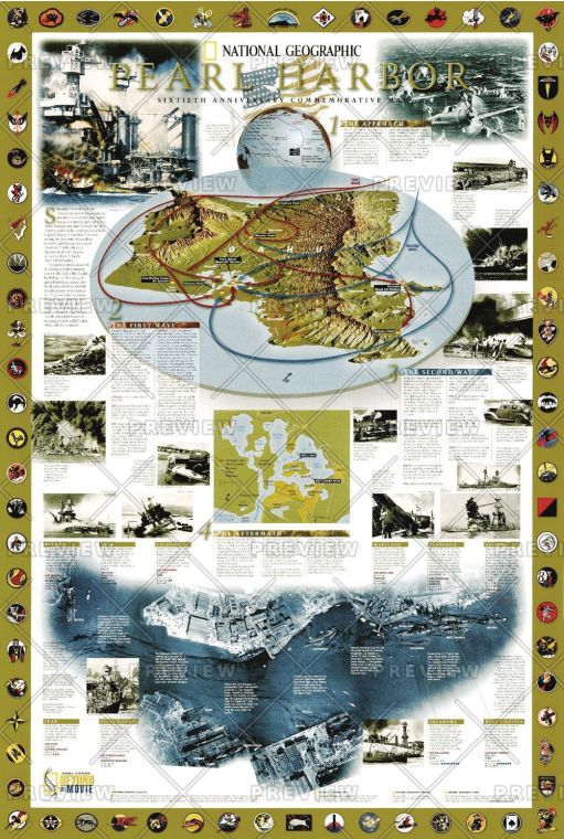 Pearl Harbor Published 2001 Map