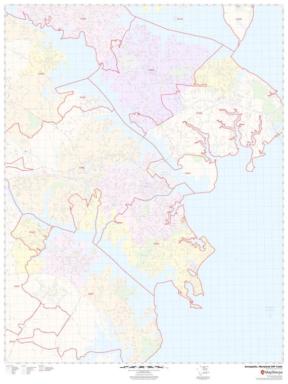 Annapolis ZIP Code Map