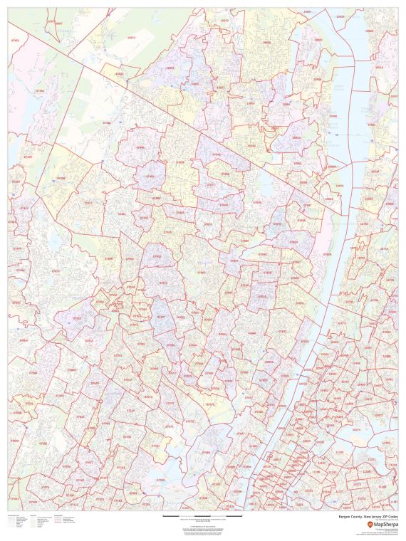 Gloucester County Zip Code Map, New Jersey | medicproapp.com