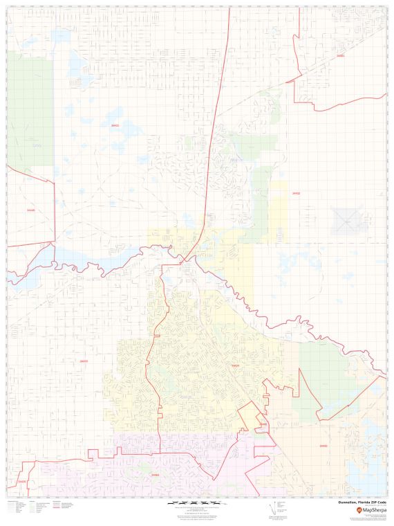 Dunnellon ZIP Code Map