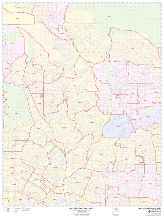 Eagle Rock ZIP Code Map