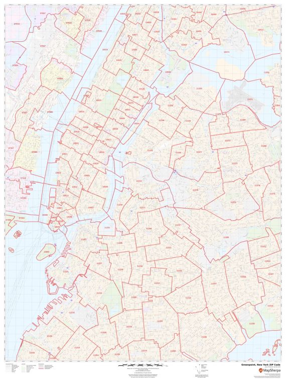 Greenpoint ZIP Code Map