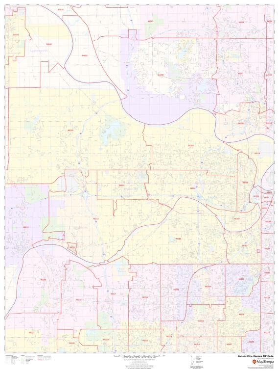 Kansas City ZIP Code Map