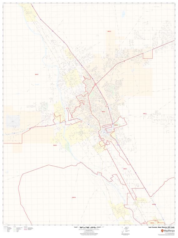 Las Cruces ZIP Code Map