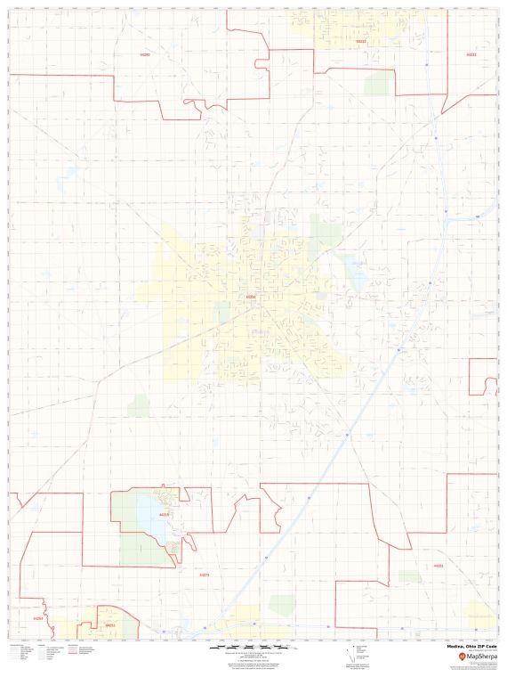 Medina ZIP Code Map