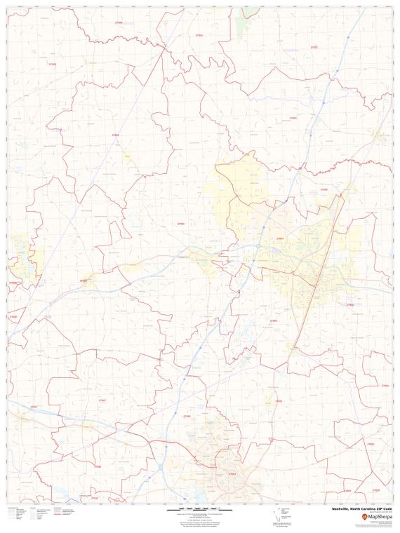 Nashville ZIP Code Map
