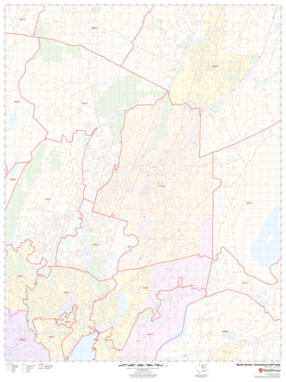North Haven ZIP Code Map