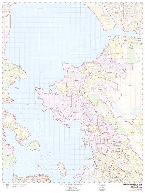 Richmond ZIP Code Map
