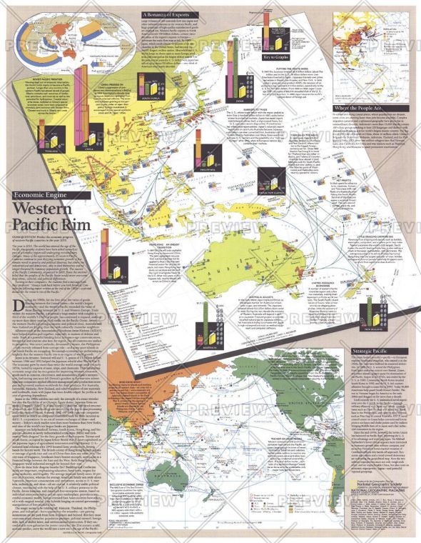 Western Pacific Rim Published 1989 Map
