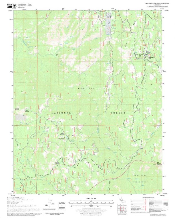 Bonita Meadows Quadrangle Map