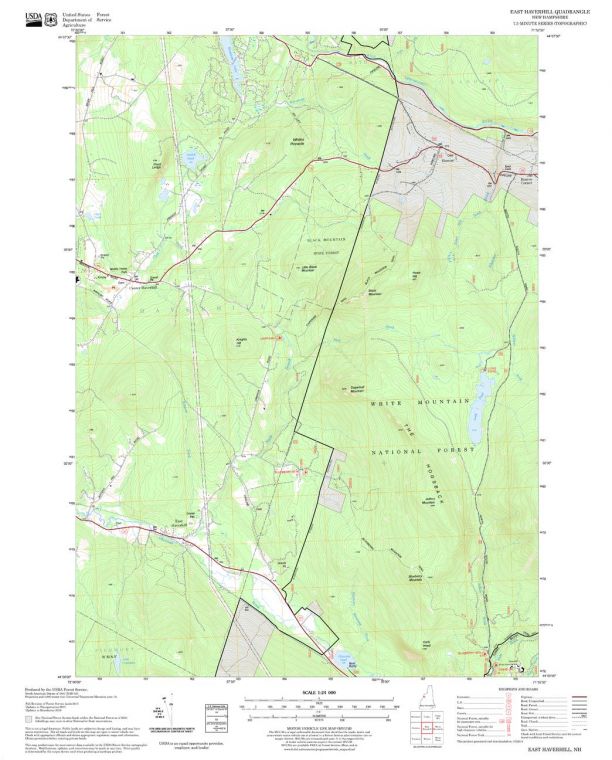 East Haverhill Quadrangle Map