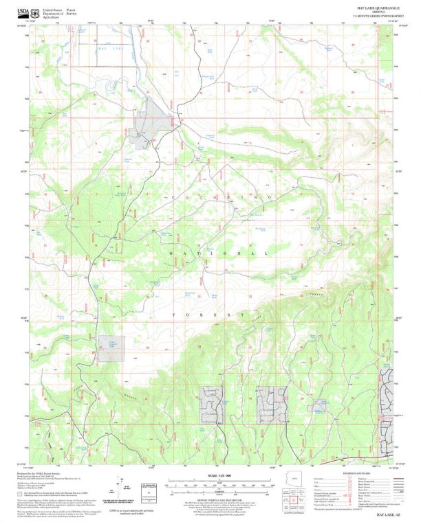 Hay Lake Quadrangle Map