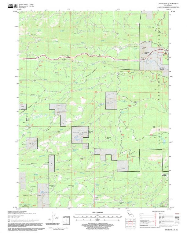 Lyonsville Quadrangle Map