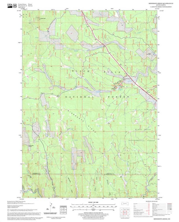 Minnesota Ridge Quadrangle Map