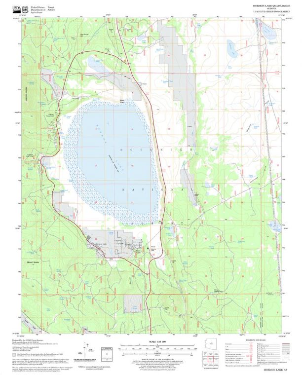 Mormon Lake Quadrangle Map