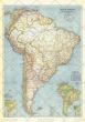 South America Published 1942 Map