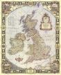 British Isles Published 1949 Map