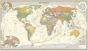 Antique Style World Map Extra Large
