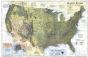 United States The Physical Landscape Published 1996 Map
