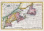 Map Of New England And The Canadian Maritime Provinces 1780