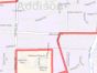 Addison ZIP Code Map, Texas