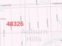 Auburn Hills ZIP Code Map, Michigan