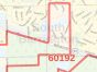 Barrington ZIP Code Map, Illinois