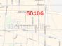 Bensenville ZIP Code Map, Illinois