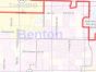 Benton County Zip Code Map, Arkansas