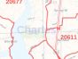 Charles County ZIP Code Map, Maryland