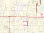 Evansville ZIP Code Map, Indiana