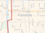 Palmdale ZIP Code Map, California