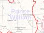 Prince William County Zip Code Map, Virginia