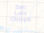 San Luis Obispo County Zip Code Map, California