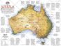 Travelers Look At Australia Published 1988 Map