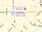 Twin Falls ID, Map