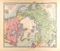 Polar Map In German Gotha Justus Perthes 1872 Atlas