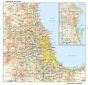 Chicago Illinois Wall Map