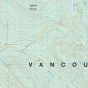 Topographic Map of Alberni Inlet BC