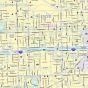 Central Chicago Map, Illinois - Portrait