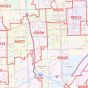 Cook County ZIP Code Map (Illinois)