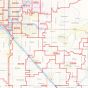 Fresno County ZIP code Map (California)