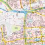 Greater Montreal Wall Map - Street Detail - Extra Large