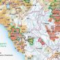 Italy DOC and DOCG Wines Wall Map - English and Italian