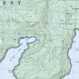 Topographic Map of Kingcome Inlet BC