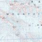 Topographic Map of Mount Waddington BC